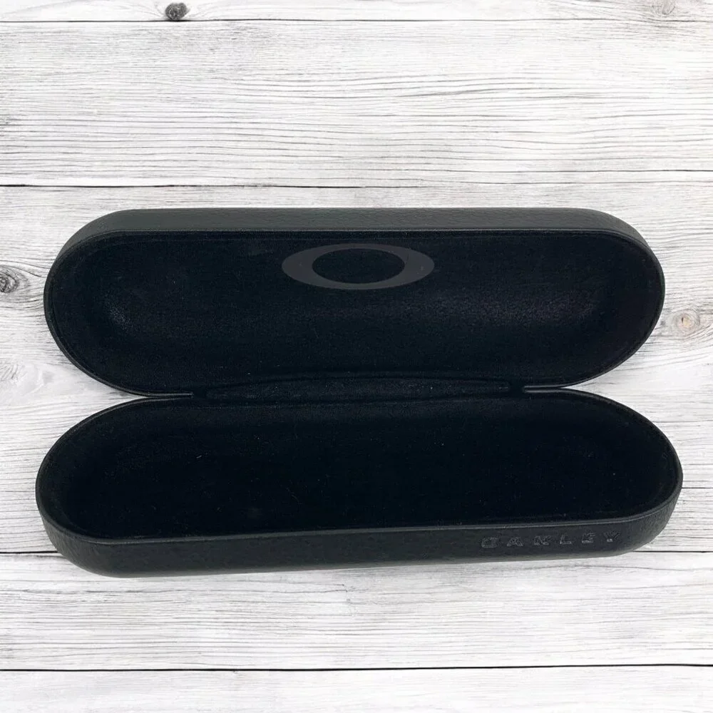 Oakley Leather Clamshell Sunglasses Glasses Protective Case Black